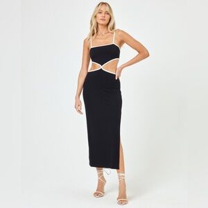 L*SPACE LIBRA dress in Black and white, Size X-Large, $139